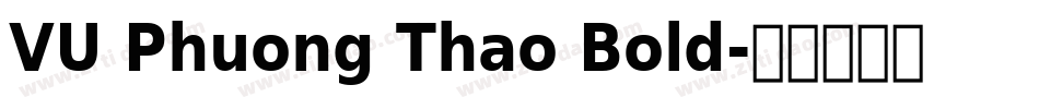 VU Phuong Thao Bold字体转换